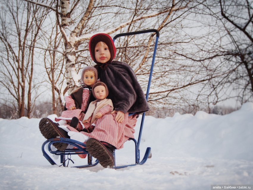 Зимняя прогулка — Куклы Gotz (Готц): Ханна