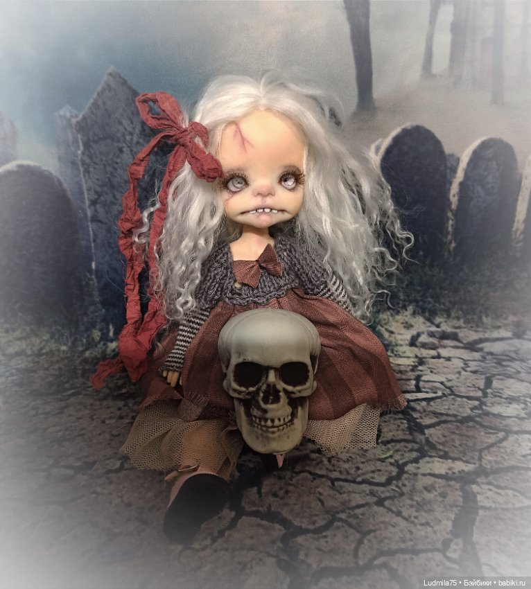 Ещё одна зомби-детка — Лепка авторских кукол: полимерная глина (фото 5)