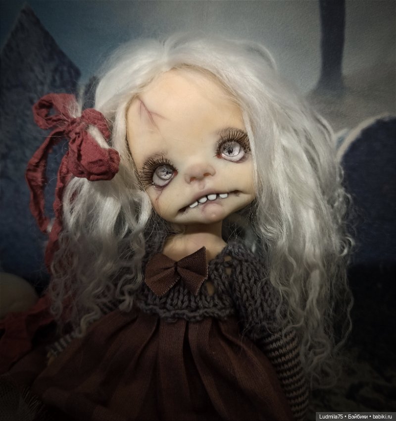 Ещё одна зомби-детка — Лепка авторских кукол: полимерная глина (фото 8)