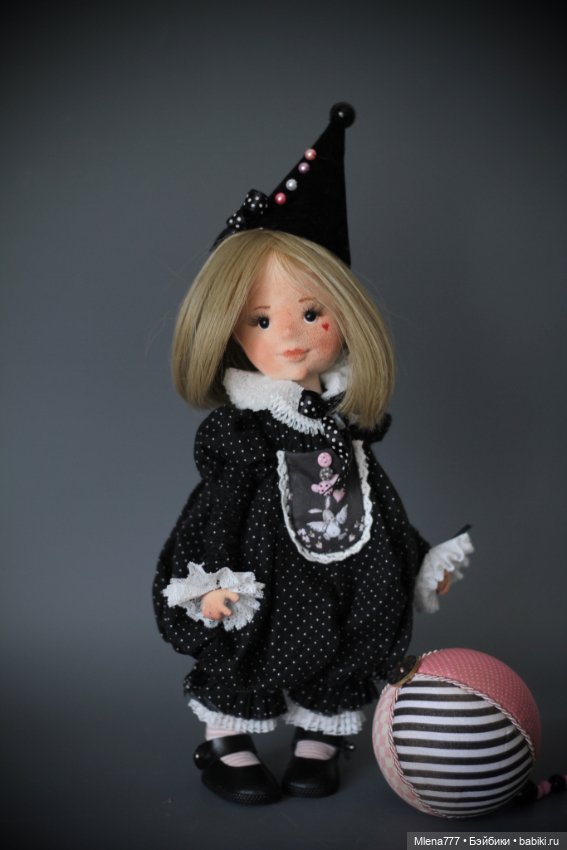 Эмили , клоунесса — Авторские текстильные куклы: Вальдорфские (фото 4)