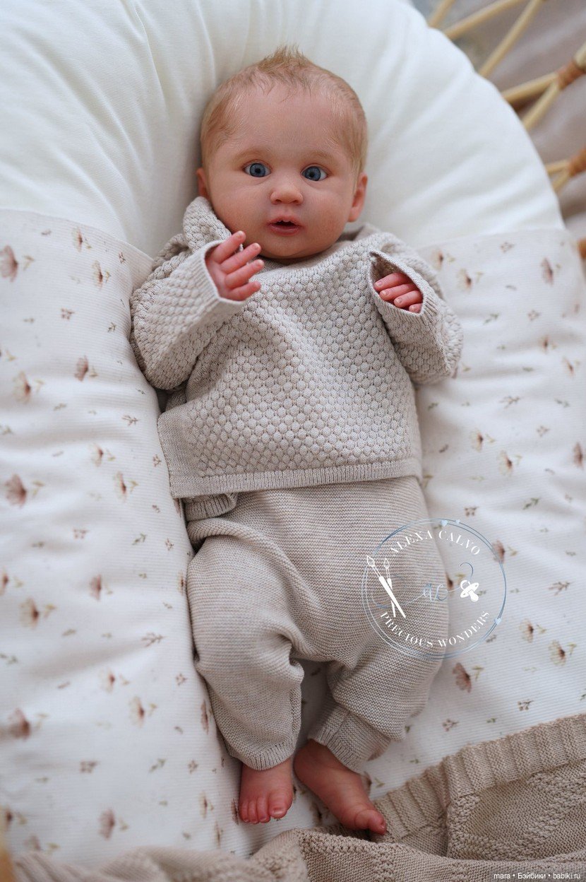 Реалистичный малыш из молда Mariana от Mayra Garza (прототип Alexa Calvo) (фото 6)