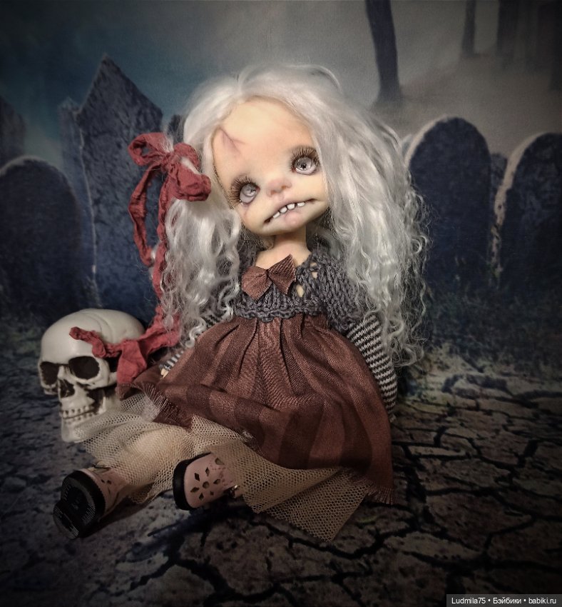 Ещё одна зомби-детка — Лепка авторских кукол: полимерная глина