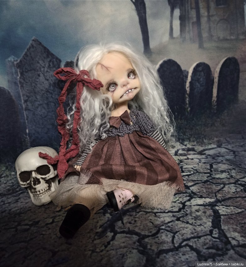 Ещё одна зомби-детка — Лепка авторских кукол: полимерная глина (фото 10)