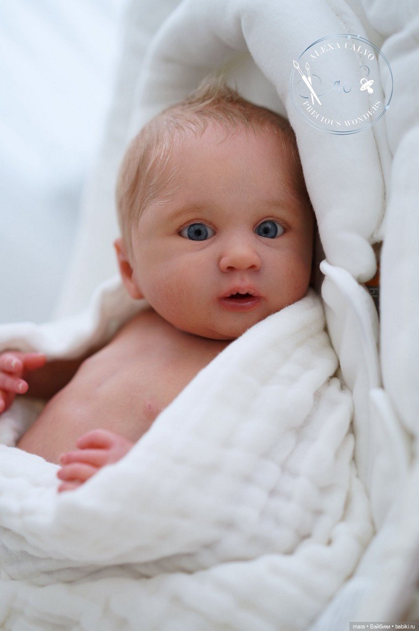 Реалистичный малыш из молда Mariana от Mayra Garza (прототип Alexa Calvo) (фото 5)