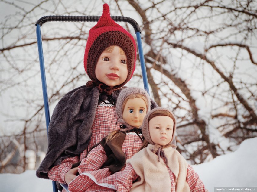 Зимняя прогулка — Куклы Gotz (Готц): Ханна