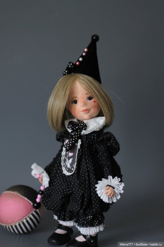 Эмили , клоунесса — Авторские текстильные куклы: Вальдорфские (фото 5)