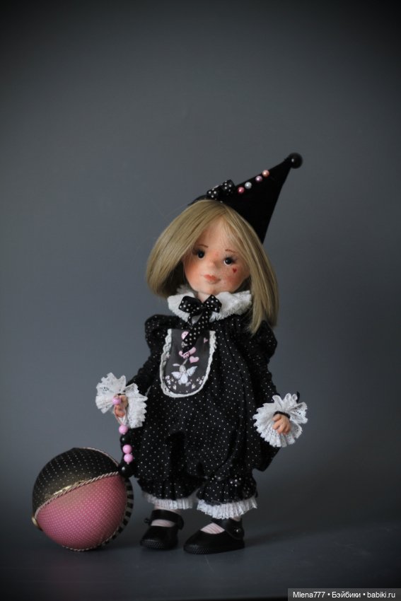 Эмили , клоунесса — Авторские текстильные куклы: Вальдорфские (фото 8)