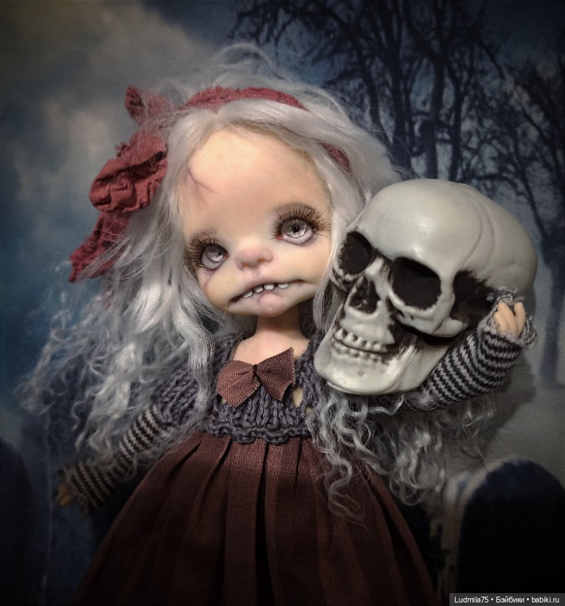 Ещё одна зомби-детка — Лепка авторских кукол: полимерная глина (фото 2)