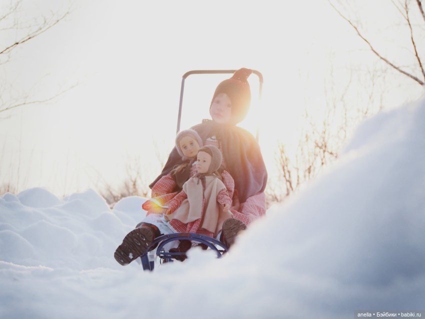 Зимняя прогулка — Куклы Gotz (Готц): Ханна