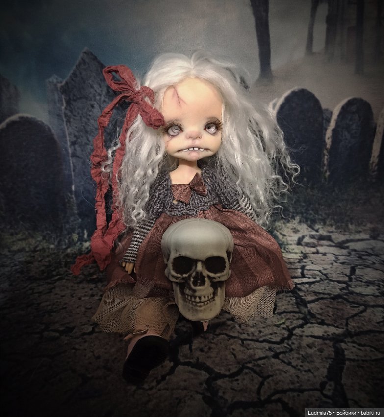 Ещё одна зомби-детка — Лепка авторских кукол: полимерная глина (фото 4)