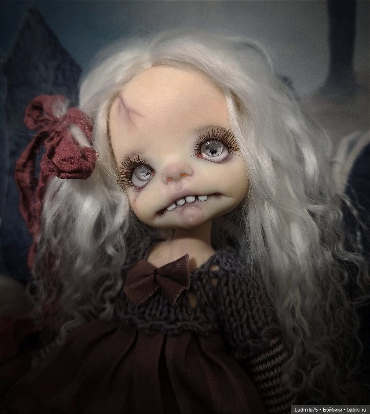 Ещё одна зомби-детка — Лепка авторских кукол: полимерная глина (фото 7)