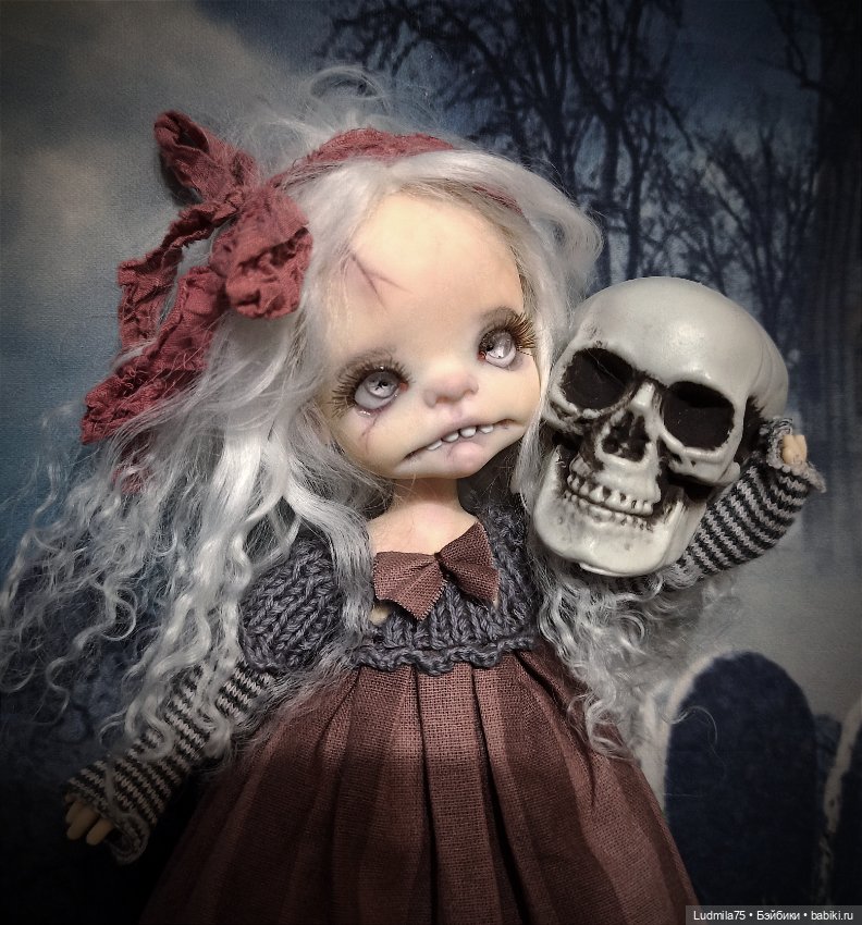 Ещё одна зомби-детка — Лепка авторских кукол: полимерная глина
