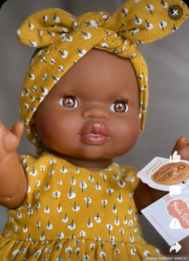 Пупс Горди Афрочка — Куклы Paola Reina (Паола Рейна): новинки