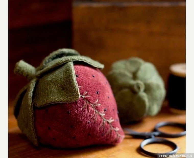 Клубничное настроение: Шьем текстильные ягоды своими руками (схемы и идеи) (фото 3)