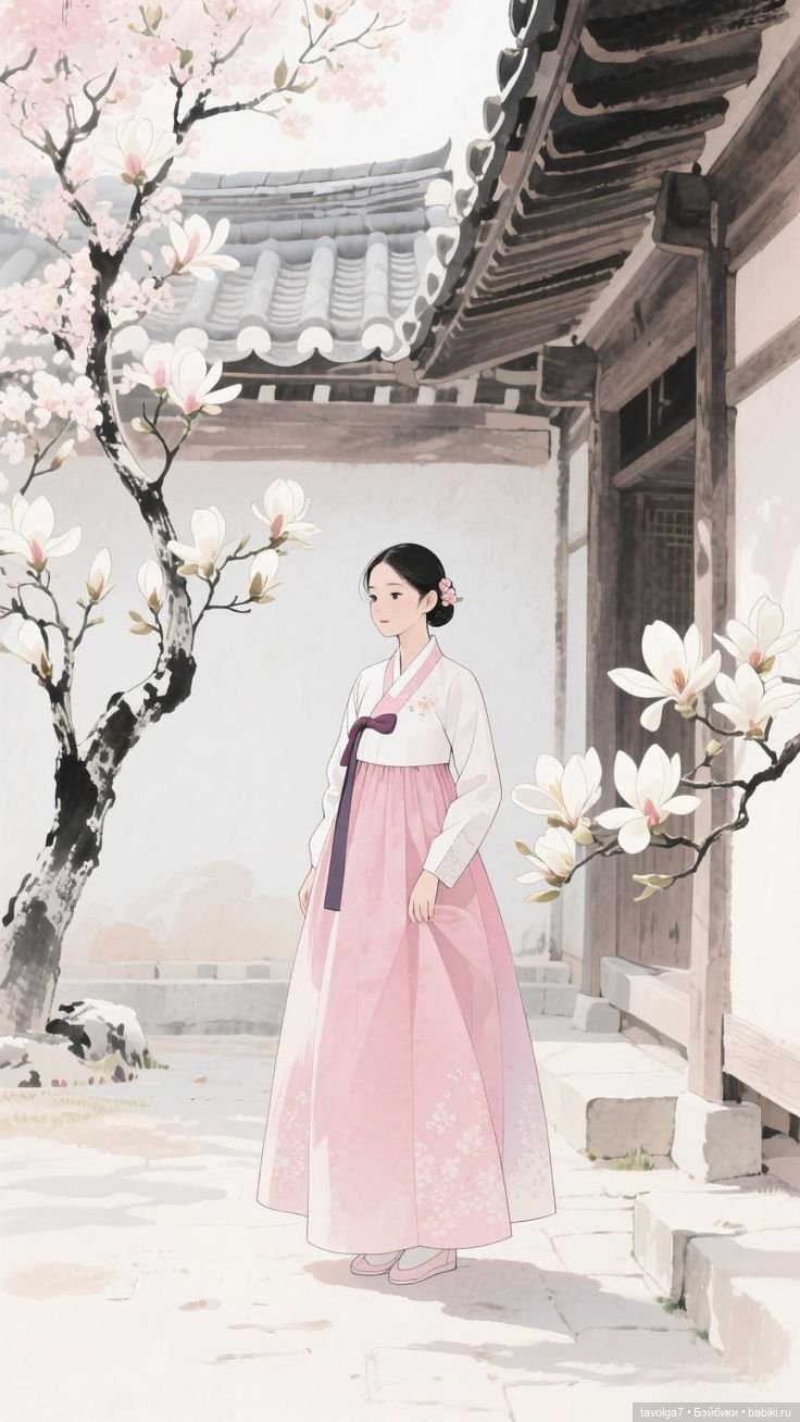 Весна, Сеул, Ханбок — Культура