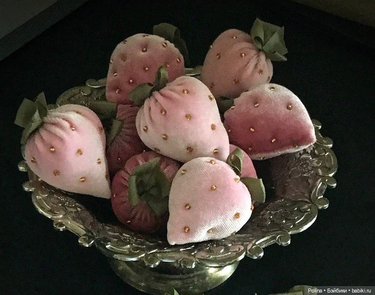 Клубничное настроение: Шьем текстильные ягоды своими руками (схемы и идеи) (фото 2)