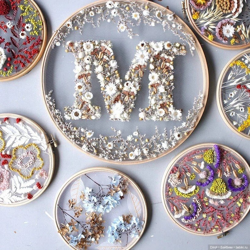 Вышивка живой природой: ботанические шедевры Ольги Принку на сетке (фото 10)