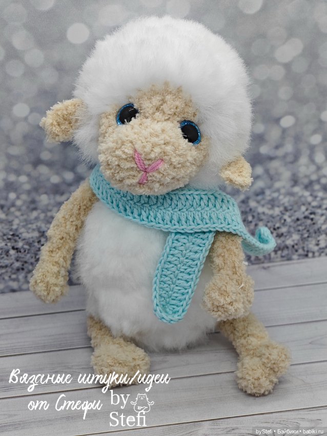 Овечка Облачко — Вязаные игрушки и амигуруми: крючком (фото 8)