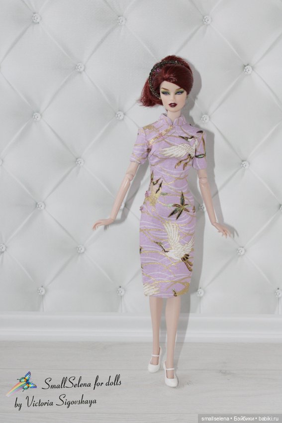 Китайские ципао — Одежда и обувь для кукол своими руками: фото (фото 8)