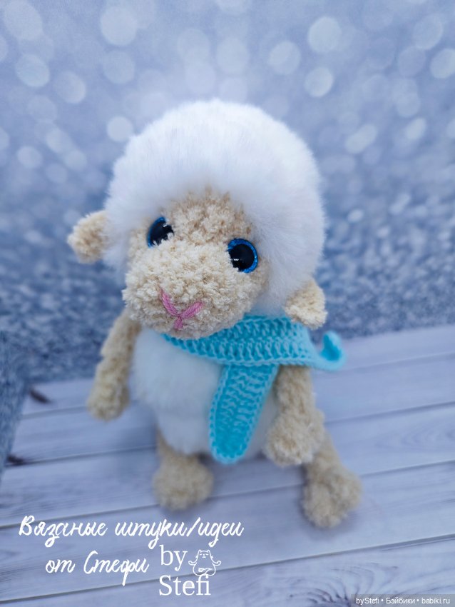 Овечка Облачко — Вязаные игрушки и амигуруми: крючком (фото 6)