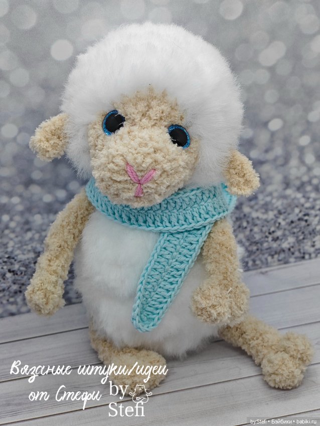 Овечка Облачко — Вязаные игрушки и амигуруми: крючком