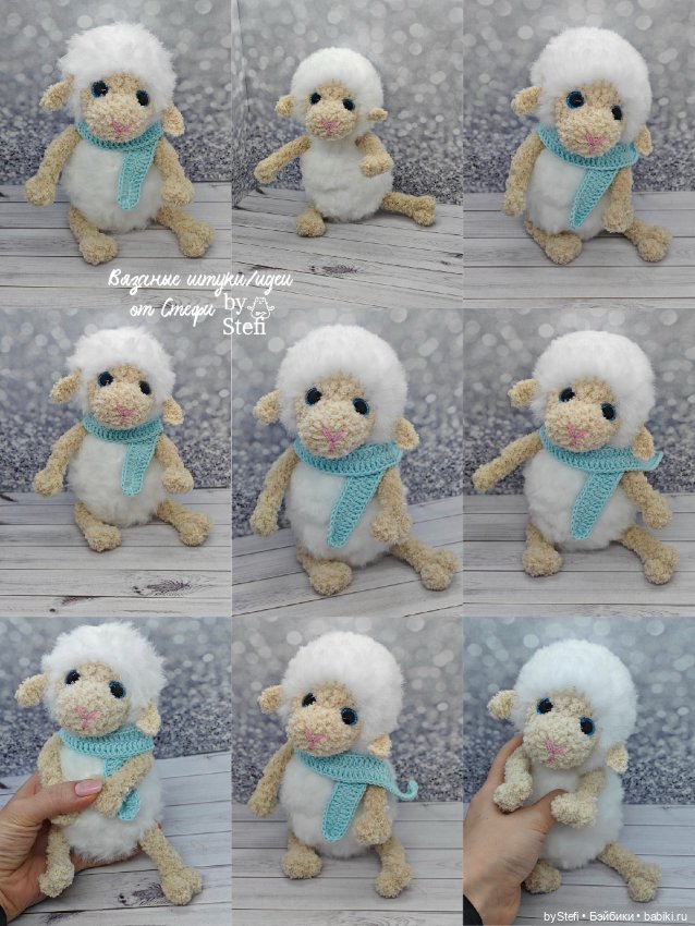 Овечка Облачко — Вязаные игрушки и амигуруми: крючком