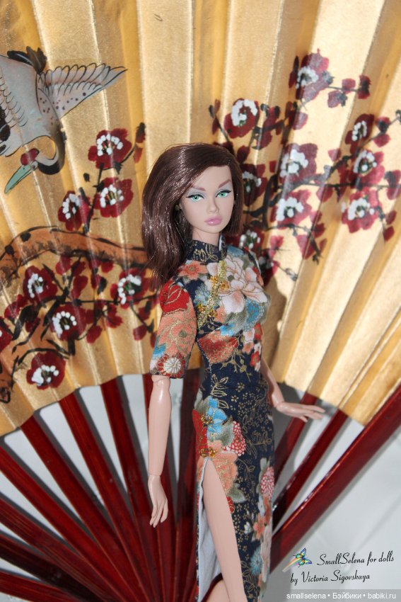 Китайские ципао — Одежда и обувь для кукол своими руками: фото (фото 2)