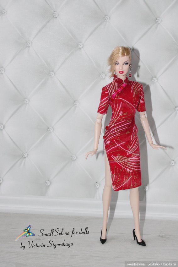 Китайские ципао — Одежда и обувь для кукол своими руками: фото