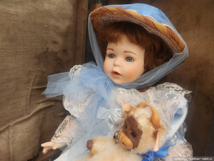 Фарфоровая кукла и Бычок — Фарфоровые куклы разных брендов (Разное): редкие