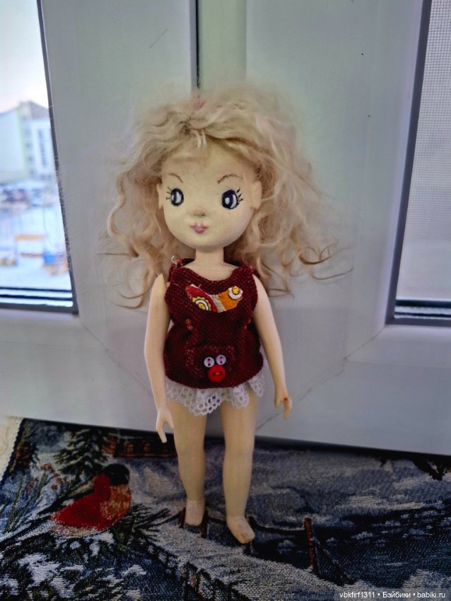 Весеннее рождение.Настена,куколка из дерева (фото 3)