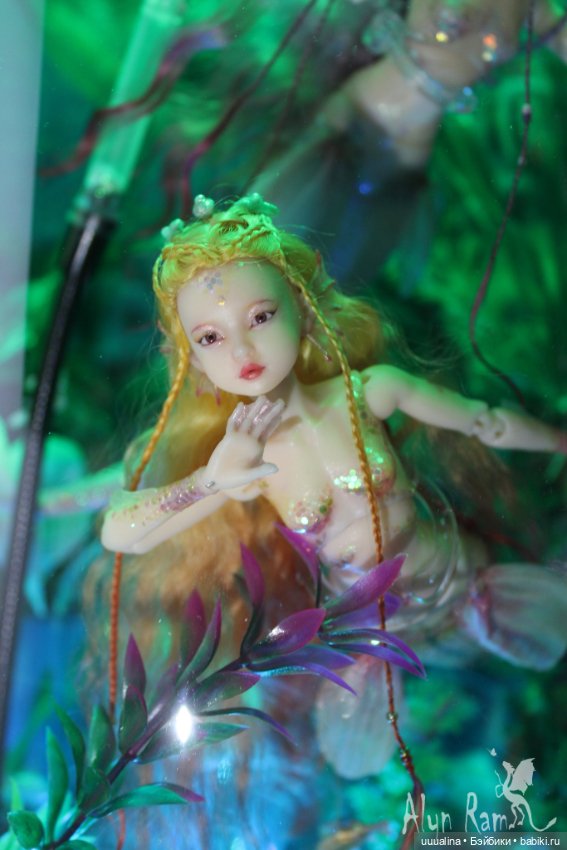 Русалочки в аквариуме. ООАК моего авторства