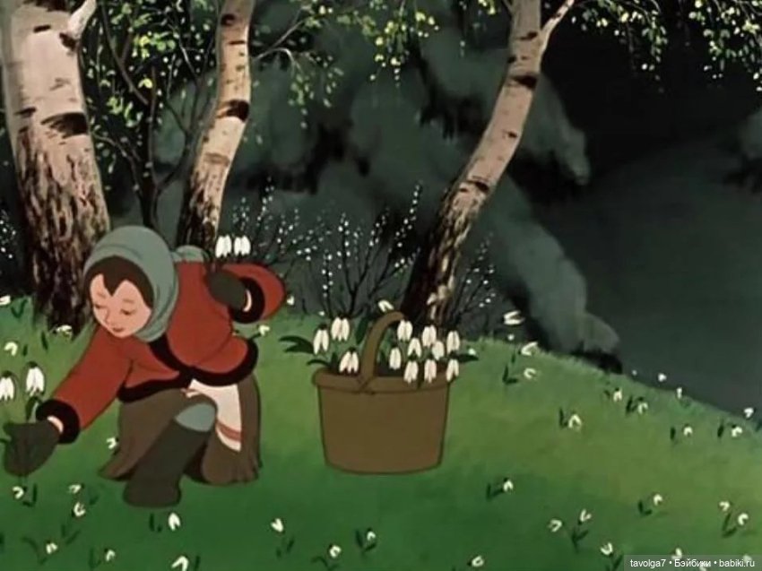 Подснежники - винтажное настроение