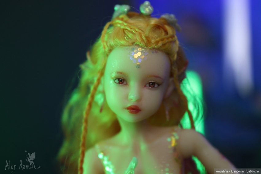 Русалочки в аквариуме. ООАК моего авторства (фото 10)