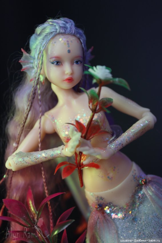 Русалочки в аквариуме. ООАК моего авторства