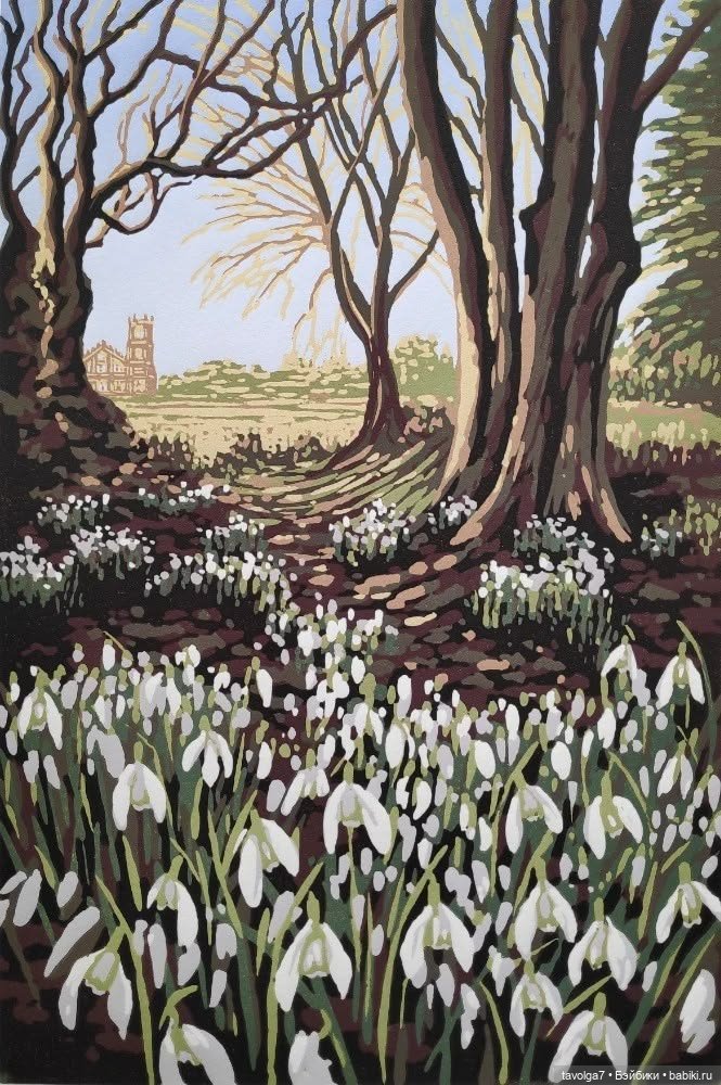 Подснежники - винтажное настроение (фото 8)