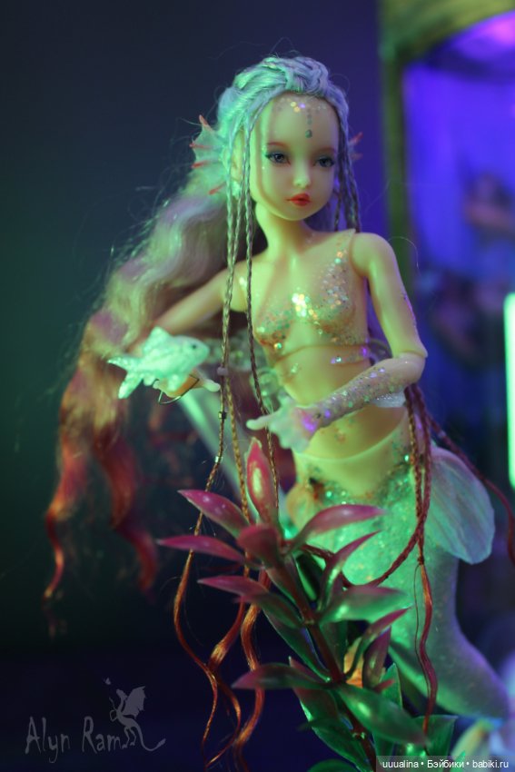 Русалочки в аквариуме. ООАК моего авторства