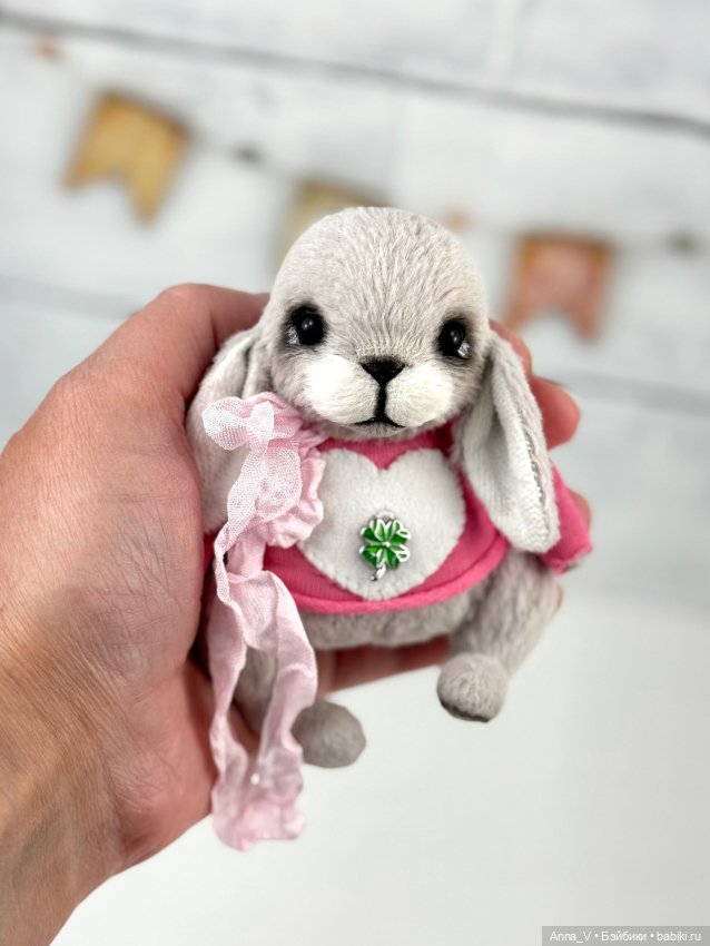 Тедди зайка Лили — Авторские мишки Тедди и друзья: фото