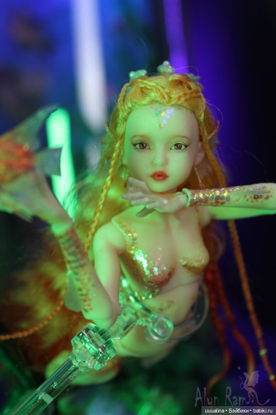 Русалочки в аквариуме. ООАК моего авторства