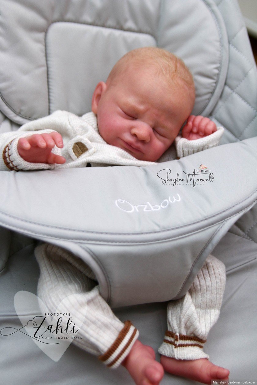 Нежность в каждом штрихе: Спящая Zahli (молд Laura Tuzio Ross) от Shaylen Maxwell (фото 2)