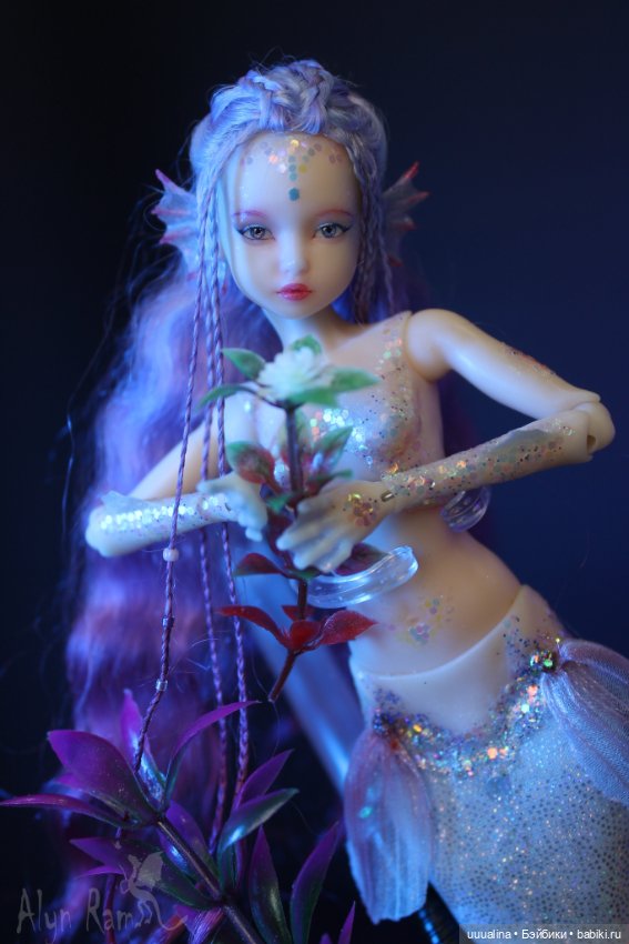 Русалочки в аквариуме. ООАК моего авторства