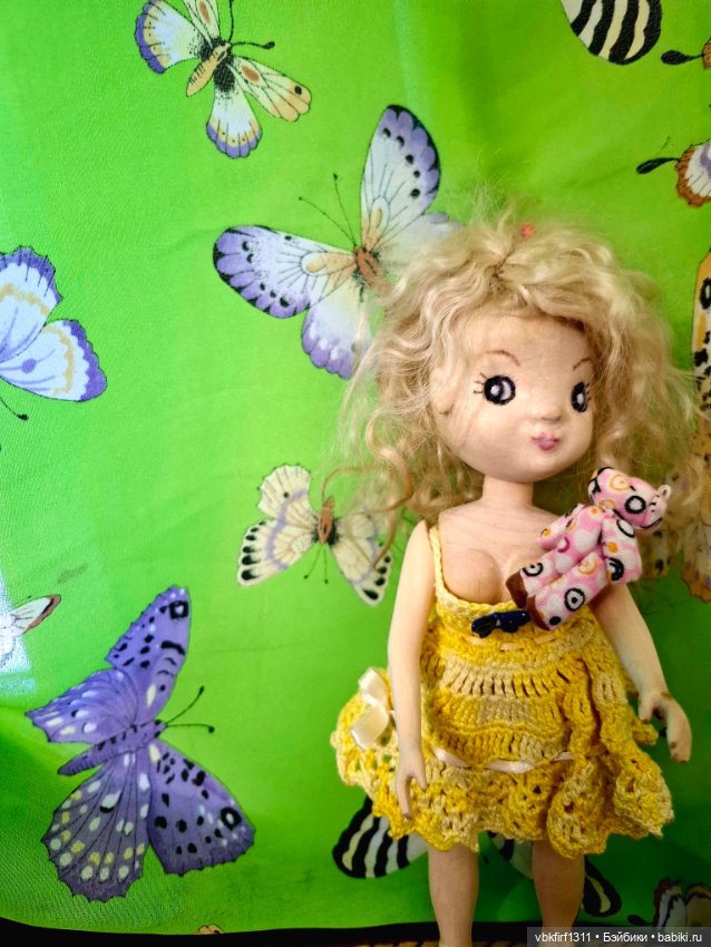 Весеннее рождение.Настена,куколка из дерева (фото 6)