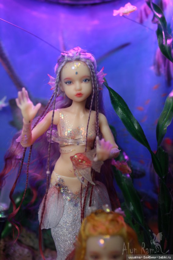 Русалочки в аквариуме. ООАК моего авторства