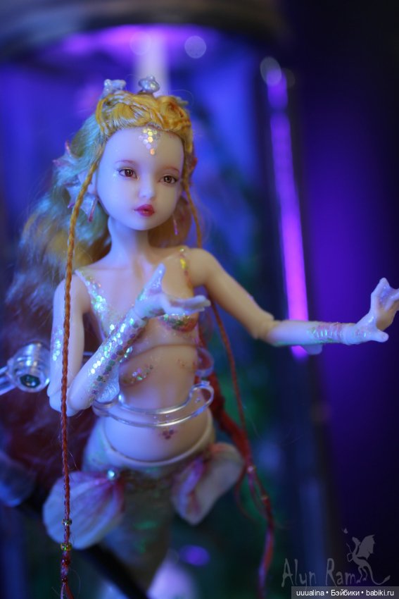 Русалочки в аквариуме. ООАК моего авторства