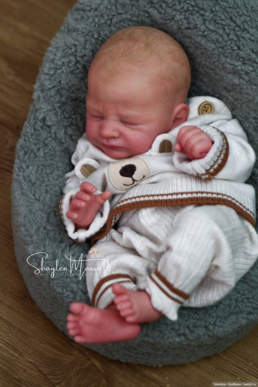 Нежность в каждом штрихе: Спящая Zahli (молд Laura Tuzio Ross) от Shaylen Maxwell (фото 7)