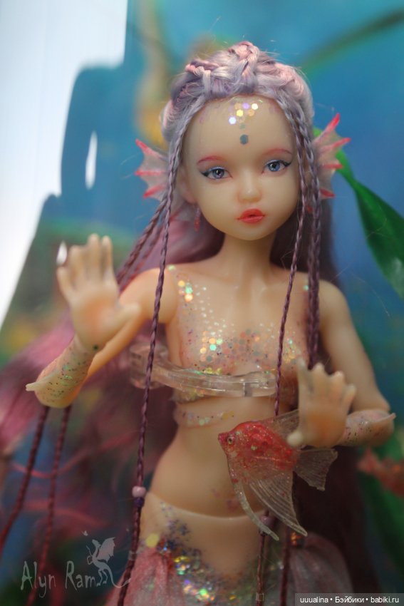 Русалочки в аквариуме. ООАК моего авторства