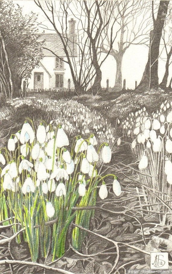 Подснежники - винтажное настроение (фото 7)