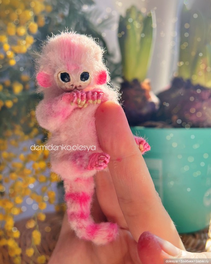 Обезьянка игрунка Пини 🩷✨ (фото 3)