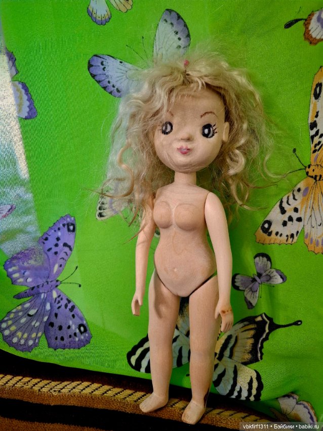 Весеннее рождение.Настена,куколка из дерева (фото 4)