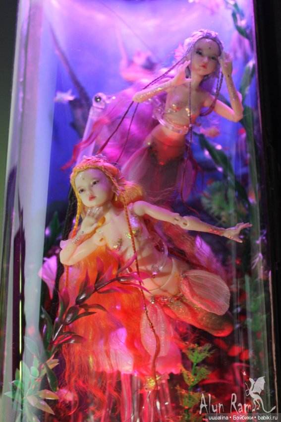 Русалочки в аквариуме. ООАК моего авторства