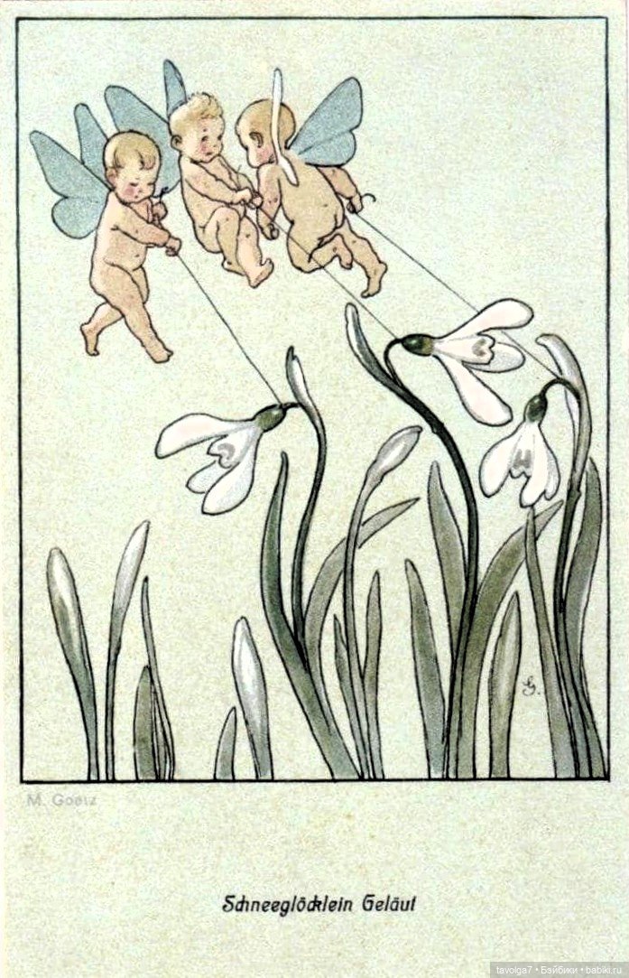 Подснежники - винтажное настроение